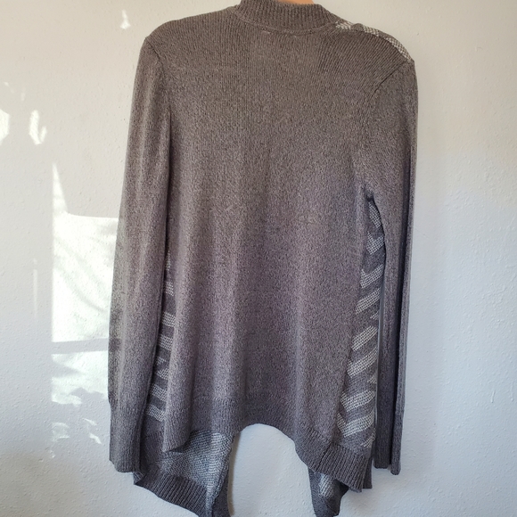 NWT Candie's Grey Open Front Cardigan - Picture 5 of 7